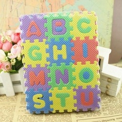 Miuniu 36PCS Baby  Puzzle with Foam Mats