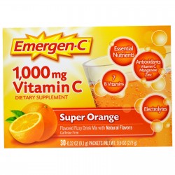 Emergen-C Fizzy Drink Diet Supplement | 30 Count