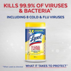 Lysol: Disinfecting Wipes