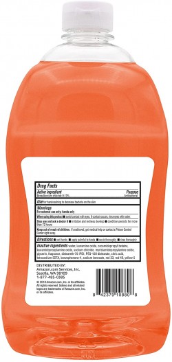 Solimo Antibacterial Liquid Hand Soap Refill | 56 Fluid Ounces