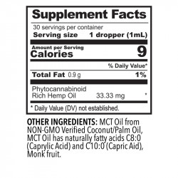 Hemp FX® Tincture (1000mg)