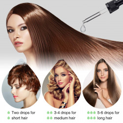 Luckyfine 3Pcsx30ML Hair Salon Essential Oil, Hair Mask Hair Care Premium Treatment Hair Salon Oil- For Beautiful Hair & Healthier Scalp Soft and Light Care for Damaged Hair