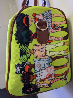 Misfits African American Travel Bag| Duffel Bag| Lime Green
