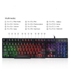 Rii RK100+ Ultra slim Gaming Keyboard