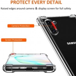 MATONE for Samsung Galaxy Note 10 Case (Crystal Clear,Flexible Soft,Anti-Scratch)