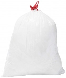 Solimo Tall Kitchen Drawstring Trash Bags | 13 Gallon, 45 Count