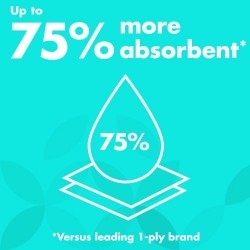 Presto! Flex A Size Paper Towel | 15 Regular Rolls