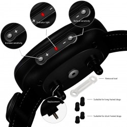 Bark Collar [New Version] Humanely Stops Barking with Sound and Vibration.