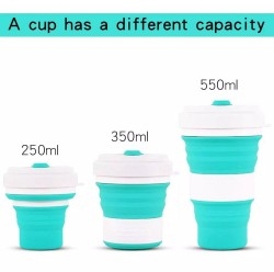 Silicone Reusable Coffee Cup | 550 ML