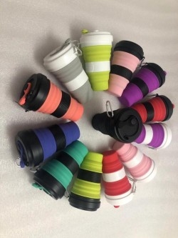 Travel Folding Collapsible reusable coffee cup