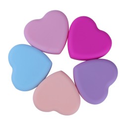 Silicone makeup applicator brush cleaner