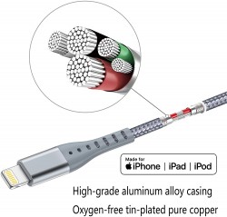 Lightning Cable iPhone Charger | 4Pack (6ft 6ft 3ft 3ft)