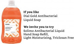 Solimo Antibacterial Liquid Hand Soap Refill | 56 Fluid Ounces