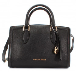 Zoe Medium Pebbled Leather Satchel | Michael Kors.