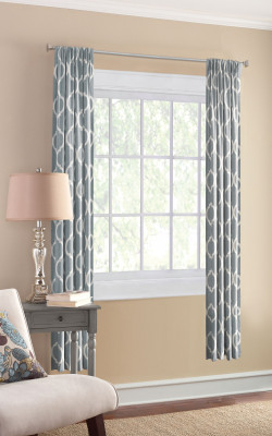 Mainstays Canvas Ironwork Curtain Panel