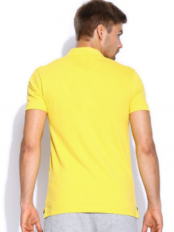 Yellow Cotton Polo Shirt
