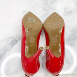 Michael Kors Red Patent Pumps