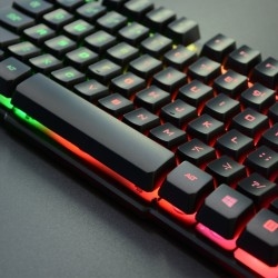 Rii RK100+ Ultra slim Gaming Keyboard