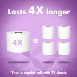 Presto! 308-Sheet Mega Roll Toilet Paper
