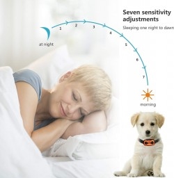 Bark Collar [New Version] Humanely Stops Barking with Sound and Vibration.