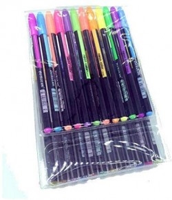 Erholi Child Student Writing Painting Stationery Beautiful Colorful Gel Pen Highlighters（12 PCS）
