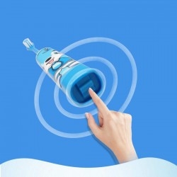 Yirind Kids Cute Cartoon Soft Ultrasonic Electric Toothbrush