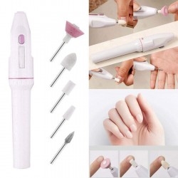 Serwell Manicure Tools Portable Electric Pen Type Nail Polishing Machine Set Acrylic Nail Tools