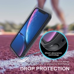 HAIWEN iPhone XR Case (Glittery,soft & body protective)