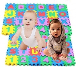 Miuniu 36PCS Baby  Puzzle with Foam Mats