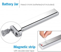 Battery Powered Security Cabinet Lighting Led Motion Sensor Closet Light