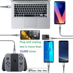 Lightning Cable iPhone Charger | 4Pack (6ft 6ft 3ft 3ft)