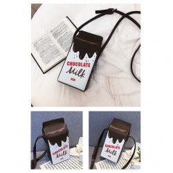 Girl Fashion Faux Leather Milk Box