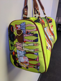 Misfits African American Travel Bag| Duffel Bag| Lime Green