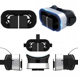 Gonikm 3D VR Headset Helmet Goggles for iPhone Android