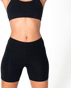 Women's Yoga Solid Comfortable Shorts - White | Lazinem