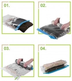 dozenla Space Saver Saving Storage Bags Vacuum Seal Compressed Organizer Space Saver Bags