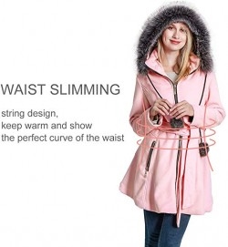 Removable Fur Collar Women's Wool Trench Coat | KENGURU COVE