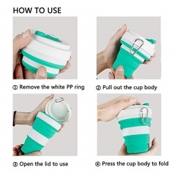 Silicone Reusable Coffee Cup | 550 ML