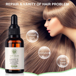 Luckyfine 3Pcsx30ML Hair Salon Essential Oil, Hair Mask Hair Care Premium Treatment Hair Salon Oil- For Beautiful Hair & Healthier Scalp Soft and Light Care for Damaged Hair