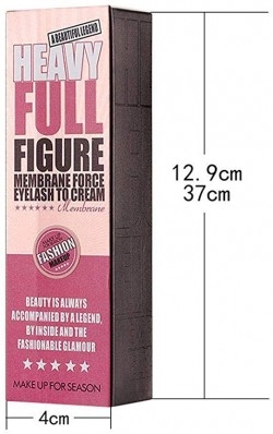 Ladiy 1 Pcs Makeup Long-Lasting Waterproof Volume Eyelash Lengthening Black Mascara