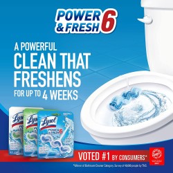 Lysol Power Toilet Bowl Cleaner | 3 Count