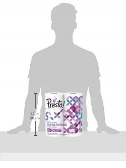 Presto! 308-Sheet Mega Roll Toilet Paper