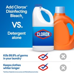 Clorox Regular Concentrated Liquid Disinfecting Bleach Cleaner | 43 oz.