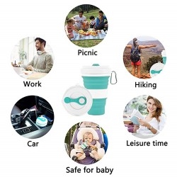 Silicone Reusable Coffee Cup | 550 ML