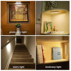 Battery Powered Security Cabinet Lighting Led Motion Sensor Closet Light