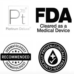 Platinum Deluxe Gold Red Light Therapy - LED Anti-Aging Facial Rejuvenation