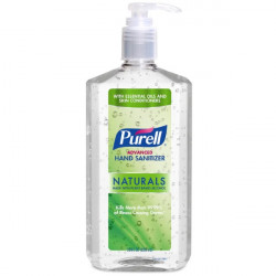 PURELL Advanced Hand Sanitizer Naturals With Plant Based Alcohol Pump Bottle 28 Fl Oz