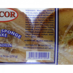 Racor Cheese Sponge Cake 9.74oz - Quesadilla