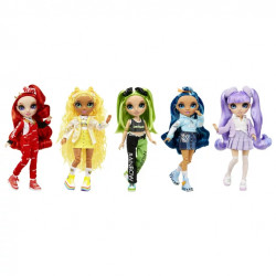 Rainbow High Exclusive with 5 Jr High Fashion Doll Favorites