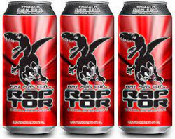 RapTor Sparkling Energy Drink, 473 Ml. (Pack Of 3)